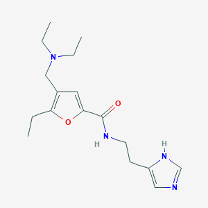 4-[(diethylamino)methyl]-5-ethyl-N-[2-(1H-imidazol-4-yl)ethyl]-2-furamide