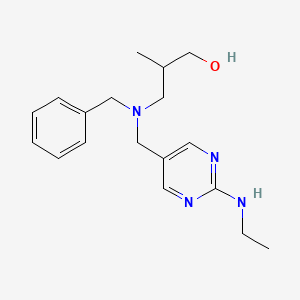 3-(benzyl{[2-(ethylamino)pyrimidin-5-yl]methyl}amino)-2-methylpropan-1-ol