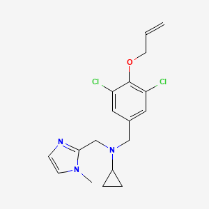 N-[4-(allyloxy)-3,5-dichlorobenzyl]-N-[(1-methyl-1H-imidazol-2-yl)methyl]cyclopropanamine