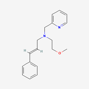 (2-methoxyethyl)[(2E)-3-phenylprop-2-en-1-yl](pyridin-2-ylmethyl)amine