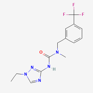 N'-(1-ethyl-1H-1,2,4-triazol-3-yl)-N-methyl-N-[3-(trifluoromethyl)benzyl]urea