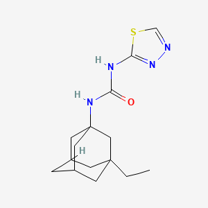 N-(3-ethyl-1-adamantyl)-N'-1,3,4-thiadiazol-2-ylurea