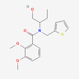 N-[1-(hydroxymethyl)propyl]-2,3-dimethoxy-N-(2-thienylmethyl)benzamide