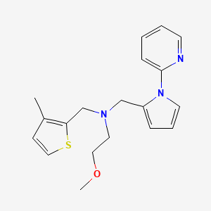 (2-methoxyethyl)[(3-methyl-2-thienyl)methyl][(1-pyridin-2-yl-1H-pyrrol-2-yl)methyl]amine