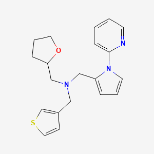 1-(1-pyridin-2-yl-1H-pyrrol-2-yl)-N-(tetrahydrofuran-2-ylmethyl)-N-(3-thienylmethyl)methanamine