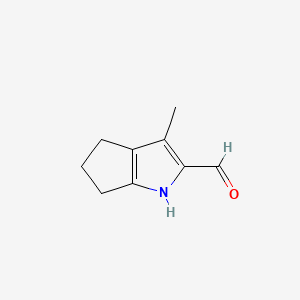 3-Methyl-1,4,5,6-tetrahydrocyclopenta[b]pyrrole-2-carbaldehyde