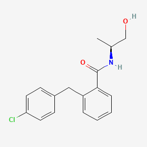 2-(4-chlorobenzyl)-N-[(1S)-2-hydroxy-1-methylethyl]benzamide