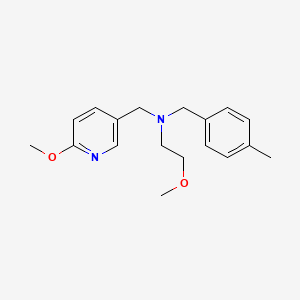 (2-methoxyethyl)[(6-methoxypyridin-3-yl)methyl](4-methylbenzyl)amine