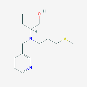 2-[[3-(methylthio)propyl](pyridin-3-ylmethyl)amino]butan-1-ol