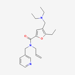 N-allyl-4-[(diethylamino)methyl]-5-ethyl-N-(pyridin-3-ylmethyl)-2-furamide