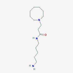 N-(5-aminopentyl)-3-(1-azocanyl)propanamide dihydrochloride