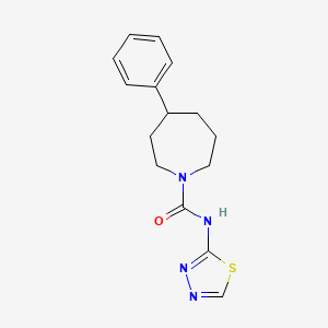 4-phenyl-N-(1,3,4-thiadiazol-2-yl)azepane-1-carboxamide