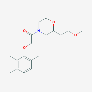 2-(2-methoxyethyl)-4-[(2,3,6-trimethylphenoxy)acetyl]morpholine