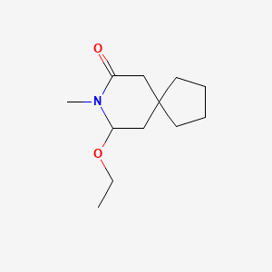 molecular formula C12H21NO2 B589990 9-Ethoxy-8-methyl-8-azaspiro[4.5]decan-7-one CAS No. 127425-13-2