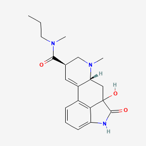 molecular formula C20H25N3O3 B589991 2-Oxo-3-hydroxy-N-methyl-N-propyl D-Lysergamide CAS No. 249921-57-1