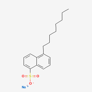 molecular formula C18H23NaO3S B589994 5-Octyl-1-naphthalenesulfonic acid sodium salt CAS No. 130314-15-7