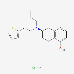 molecular formula C19H26ClNOS B589996 (R)-6-(丙基(2-(噻吩-2-基)乙基)氨基)-5,6,7,8-四氢萘-1-醇盐酸盐 