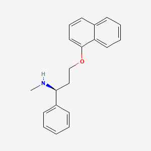 molecular formula C20H21NO B589998 (S)-去甲达泊西汀 CAS No. 147199-39-1