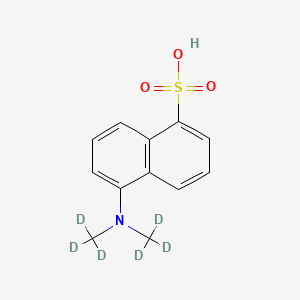 molecular formula C12H13NO3S B590000 Dansyl Acid-d6 CAS No. 1329836-02-3