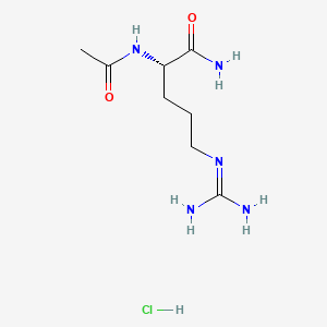 molecular formula C8H18ClN5O2 B590002 AC-Arg-NH2 2hcl CAS No. 88530-28-3