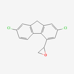 2-(2,7-Dichloro-9H-fluoren-4-YL)oxirane
