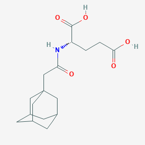 (2S)-2-[(1-adamantylacetyl)amino]pentanedioic acid