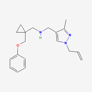 1-(1-allyl-3-methyl-1H-pyrazol-4-yl)-N-{[1-(phenoxymethyl)cyclopropyl]methyl}methanamine