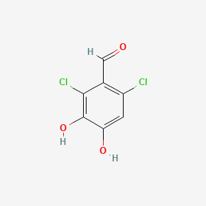 molecular formula C7H4Cl2O3 B590011 2,6-Dichloro-3,4-dihydroxybenzaldehyde CAS No. 156574-82-2