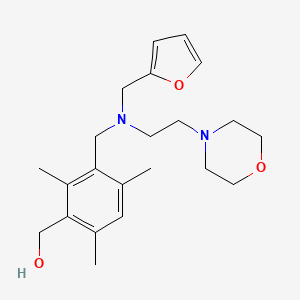 (3-{[(2-furylmethyl)(2-morpholin-4-ylethyl)amino]methyl}-2,4,6-trimethylphenyl)methanol