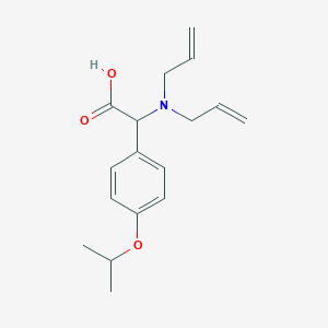 2-[Bis(prop-2-enyl)amino]-2-(4-propan-2-yloxyphenyl)acetic acid