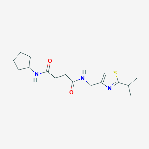 N-cyclopentyl-N'-[(2-isopropyl-1,3-thiazol-4-yl)methyl]succinamide