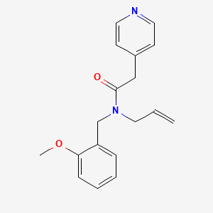 N-allyl-N-(2-methoxybenzyl)-2-pyridin-4-ylacetamide