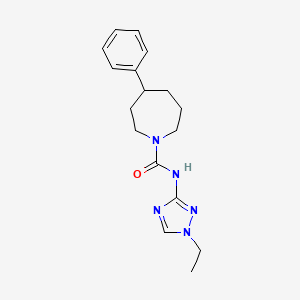 N-(1-ethyl-1H-1,2,4-triazol-3-yl)-4-phenylazepane-1-carboxamide