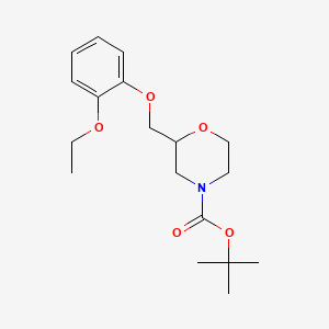 molecular formula C18H27NO5 B590025 rac N-tert-Butoxycarbonyl Viloxazine CAS No. 1330189-29-1