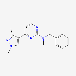 N-benzyl-4-(1,3-dimethylpyrazol-4-yl)-N-methylpyrimidin-2-amine