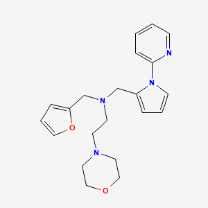 (2-furylmethyl)(2-morpholin-4-ylethyl)[(1-pyridin-2-yl-1H-pyrrol-2-yl)methyl]amine