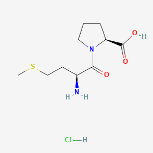 (2S)-1-[(2S)-2-amino-4-methylsulfanylbutanoyl]pyrrolidine-2-carboxylic acid;hydrochloride