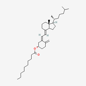 molecular formula C37H62O2 B590046 Vitamin D3 Decanoate (>90%) CAS No. 158180-04-2