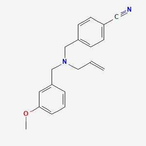 4-{[allyl(3-methoxybenzyl)amino]methyl}benzonitrile