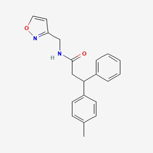 N-(isoxazol-3-ylmethyl)-3-(4-methylphenyl)-3-phenylpropanamide