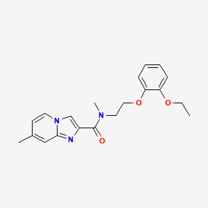 N-[2-(2-ethoxyphenoxy)ethyl]-N,7-dimethylimidazo[1,2-a]pyridine-2-carboxamide