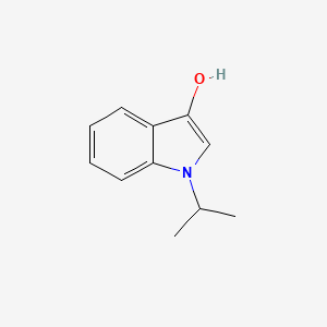 molecular formula C11H13NO B590058 1-Isopropyl-1H-indol-3-ol CAS No. 147531-38-2