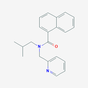 N-isobutyl-N-(pyridin-2-ylmethyl)-1-naphthamide