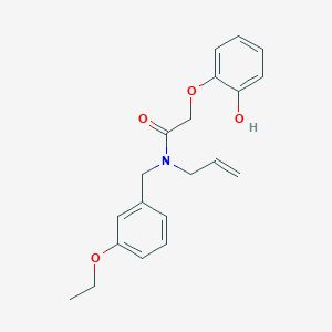 N-allyl-N-(3-ethoxybenzyl)-2-(2-hydroxyphenoxy)acetamide