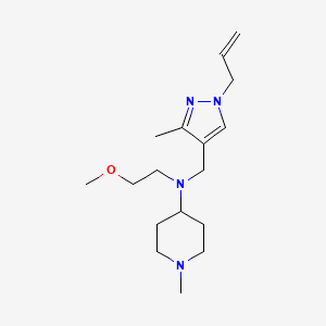 N-[(1-allyl-3-methyl-1H-pyrazol-4-yl)methyl]-N-(2-methoxyethyl)-1-methylpiperidin-4-amine