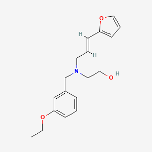 2-{(3-ethoxybenzyl)[(2E)-3-(2-furyl)prop-2-en-1-yl]amino}ethanol