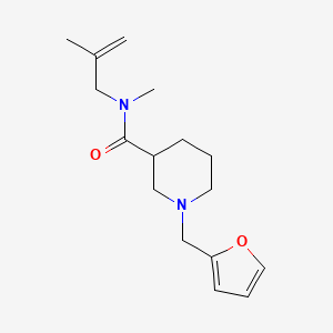 1-(2-furylmethyl)-N-methyl-N-(2-methylprop-2-en-1-yl)piperidine-3-carboxamide