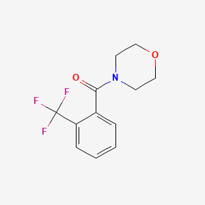 molecular formula C12H12F3NO2 B5900756 4-[2-(三氟甲基)苯甲酰]吗啉 