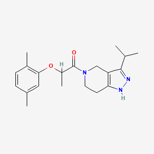 molecular formula C20H27N3O2 B5900786 5-[2-(2,5-dimethylphenoxy)propanoyl]-3-isopropyl-4,5,6,7-tetrahydro-1H-pyrazolo[4,3-c]pyridine 