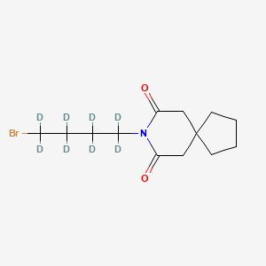 B590079 8-(4-Bromobutyl)-8-azaspiro[4.5]decane-7,9-dione-d8 CAS No. 1330189-17-7